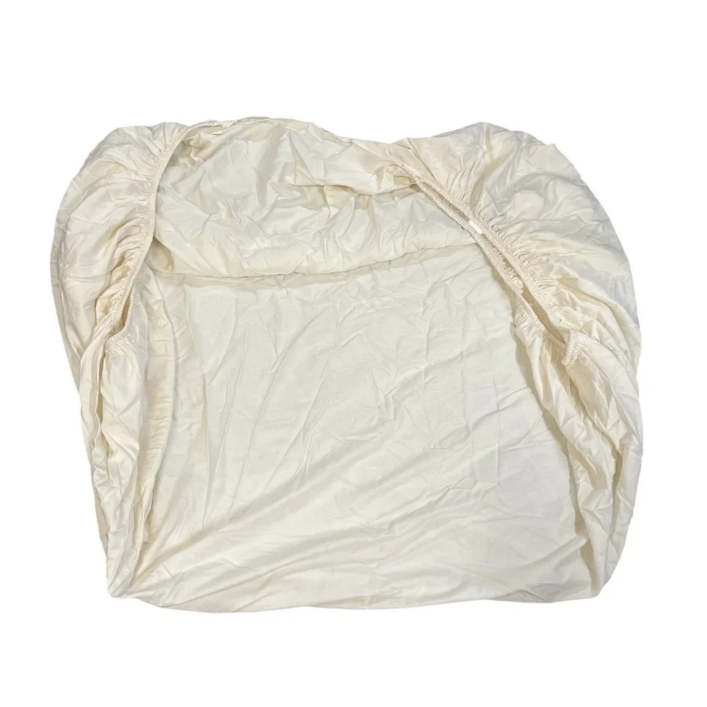Lauren Ralph Lauren Sheet Set Twin White Cotton Flat & Fitted Only